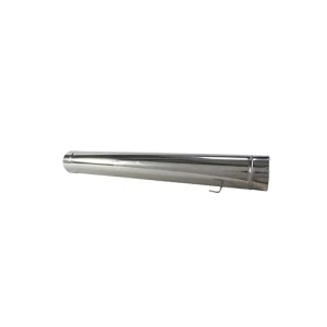 1 Mt - Tubo Simple de Acero Inoxidable con Registro