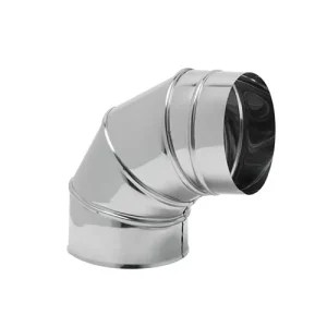 Curva en acero inoxidable 90º 100mm