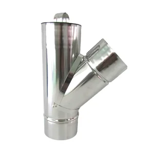 Horquilla en Acero Inoxidable con Tapa 100mm